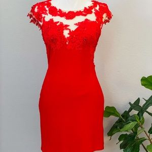 Dave & Johnny Red Dress